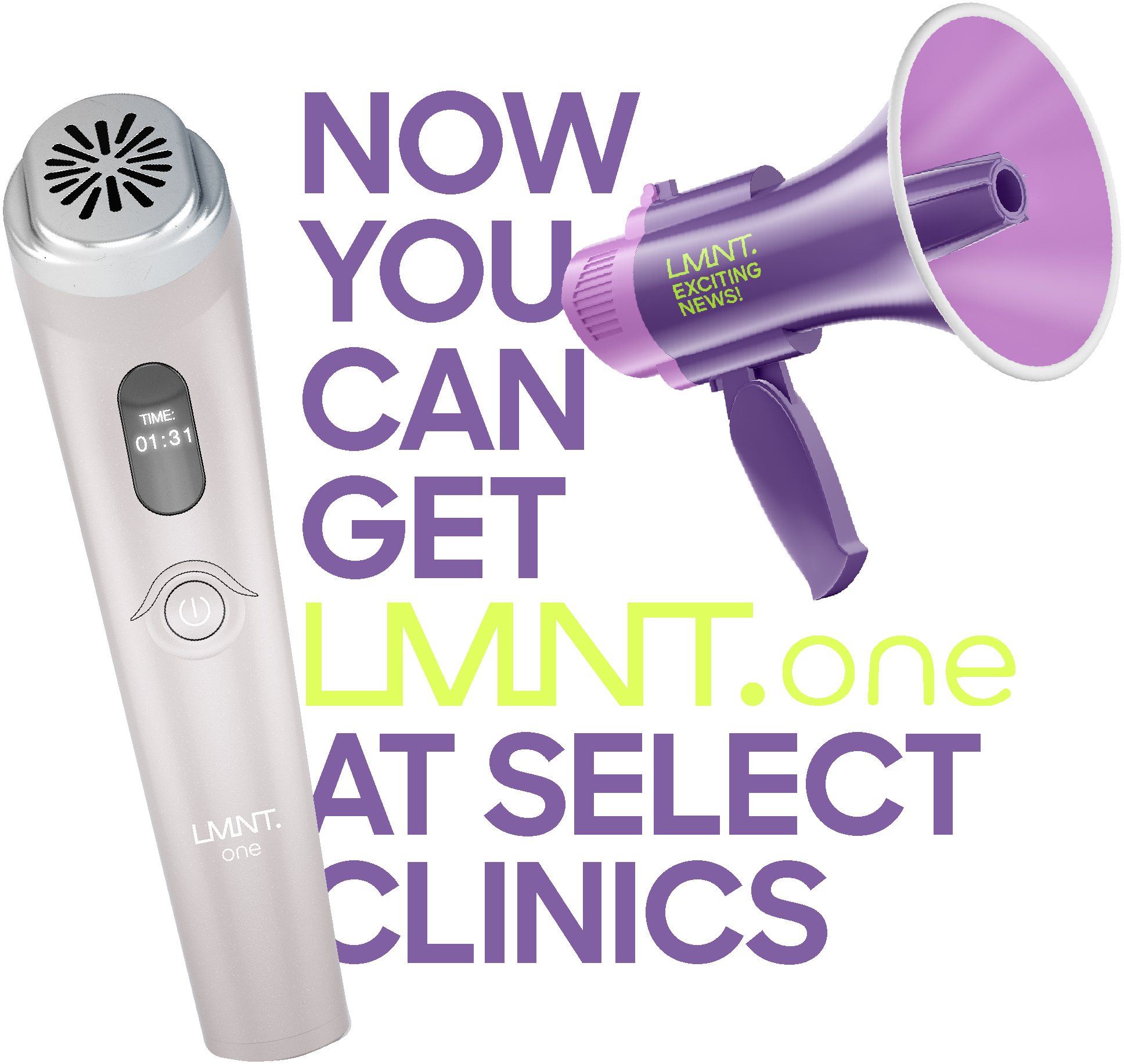 Now you can get LMNT.one at select clinics